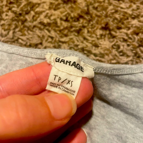 GARAGE Short Sleeve Crop Top - Picture 3 of 3